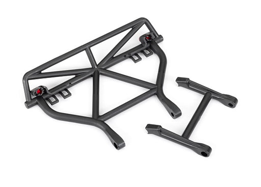 Traxxas 5838 Black Rear Bumper and Mount for Slash 2WD with Light Kit