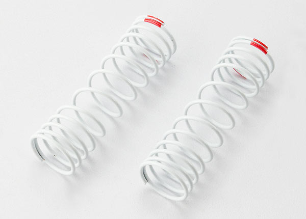 Traxxas 5860 Front Big Bore Shock Springs (White Rate) for 2WD and some 4x4
