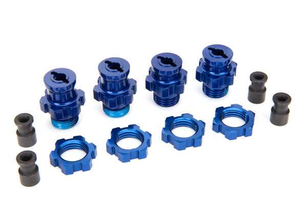 Traxxas 5853X 17mm Splined Wheel Hubs 2 Short 2 Long