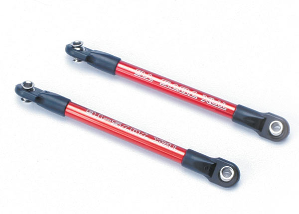 Traxxas 5918X Red Aluminum Push Rods for Progressive 2 Rockers 2 Pack