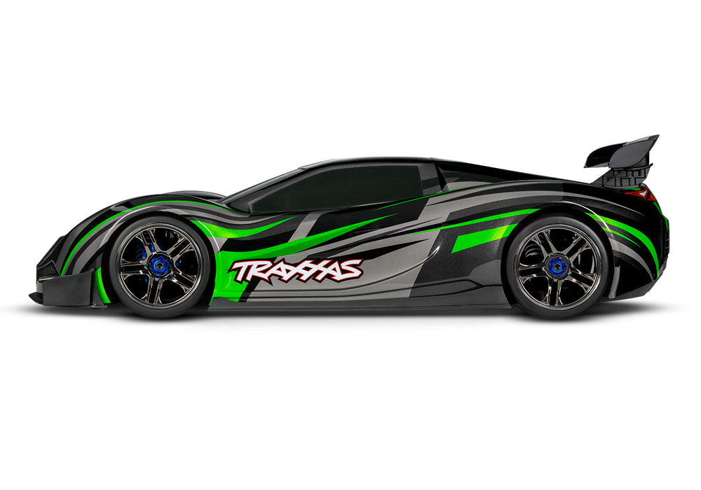 Traxxas 64077-3 XO-1 1/7 AWD Supercar with TQi 2.4GHz Radio System Green