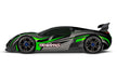 Traxxas 64077-3 XO-1 1/7 AWD Supercar with TQi 2.4GHz Radio System Green