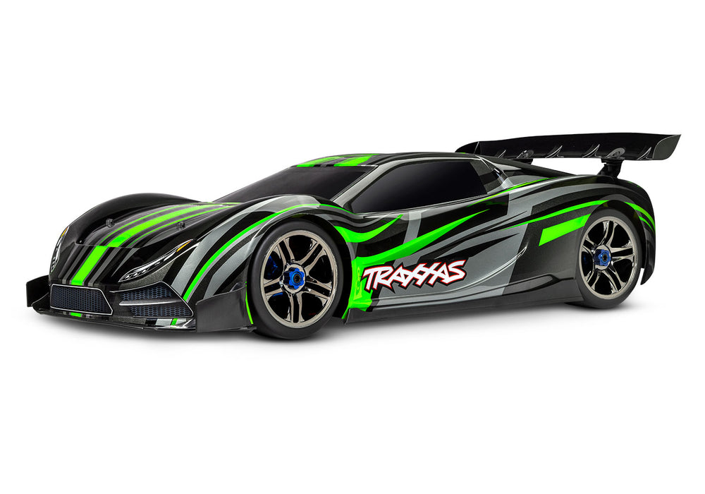 Traxxas 64077-3 XO-1 1/7 AWD Supercar with TQi 2.4GHz Radio System Green
