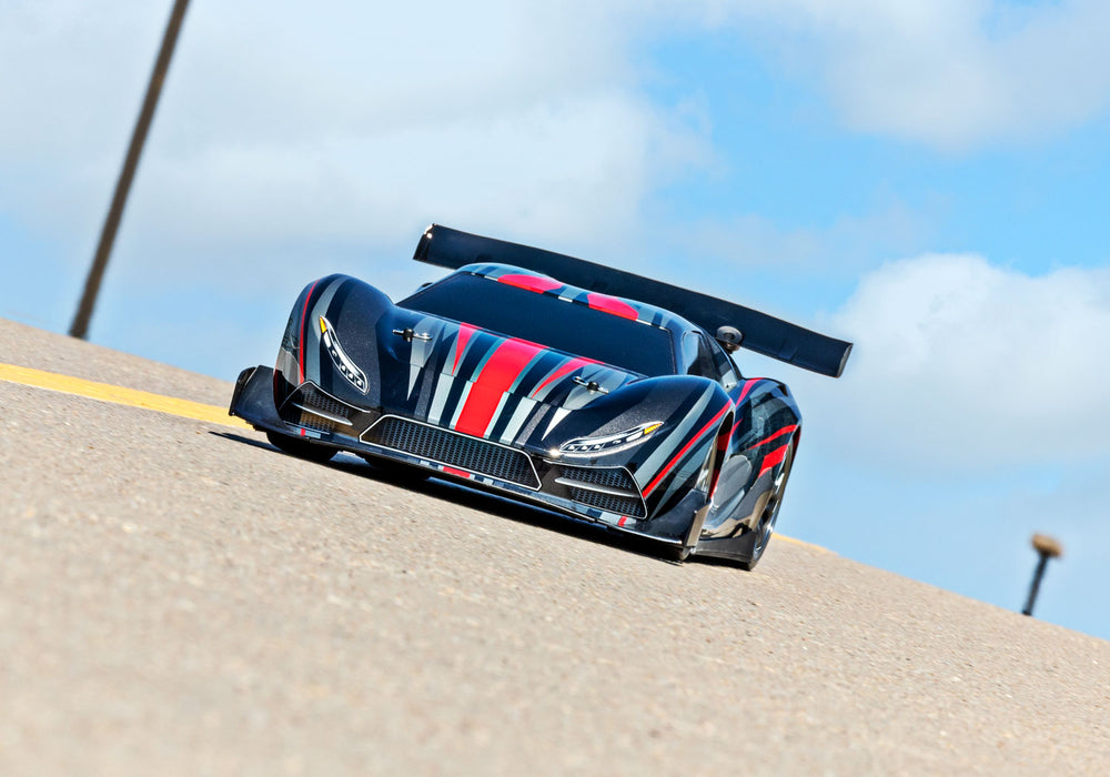Traxxas 64077-3 XO-1 1/7 AWD Supercar with TQi 2.4GHz Radio System Red X