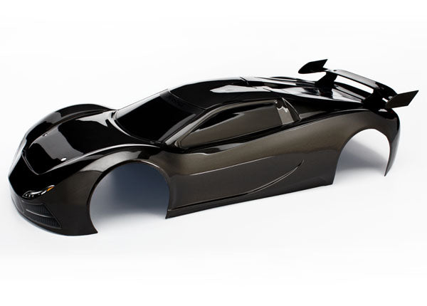 Traxxas 6411X Black Painted Body with Wing for XO-1
