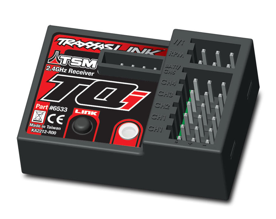 Traxxas 6509R TQI 2.4Ghz 2Ch Radio System with 5 Ch TQI Receiver