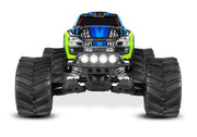 Traxxas 67054-61 Blue Stampede 4X4 RTR XL-5 Brushed Monster Truck with LED Lights