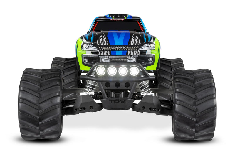 Traxxas 67054-61 Blue Stampede 4X4 RTR XL-5 Brushed Monster Truck with LED Lights