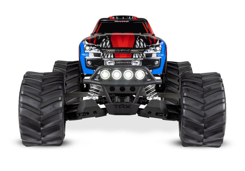 Traxxas 67054-61 Red Stampede 4X4 RTR XL-5 Brushed Monster Truck with LED Lights