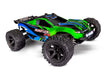 Traxxas 67064-61 Green Rustler 4x4 XL-5 Brushed 1/10 Stadium Truck with LED Lights