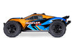 Traxxas 67064-61 Orange Rustler 4x4 XL-5 Brushed 1/10 Stadium Truck with LED Lights