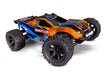 Traxxas 67064-61 Orange Rustler 4x4 XL-5 Brushed 1/10 Stadium Truck with LED Lights