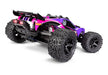 Traxxas 67064-61 Pink Rustler 4x4 XL-5 Brushed 1/10 Stadium Truck with LED Lights