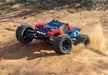 Traxxas 67064-61 Red 2WD Rustler 4x4 XL-5 Brushed 1/10 Stadium Truck with LED Lights