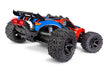 Traxxas 67064-61 Red Rustler 4x4 XL-5 Brushed 1/10 Stadium Truck with LED Lights