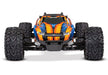 Traxxas 67076-4 Orange and Blue Rustler 4X4 VXL 1/10 Scale Stadium Truck