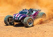 Traxxas 67076-4 Pink and Purple Rustler 4X4 VXL 1/10 Scale Stadium Truck