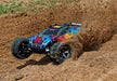 Traxxas 67076-4 Red and Yellow Rustler 4X4 VXL 1/10 Scale Stadium Truck