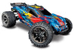 Traxxas 67076-4 Red and Yellow Rustler 4X4 VXL 1/10 Scale Stadium Truck
