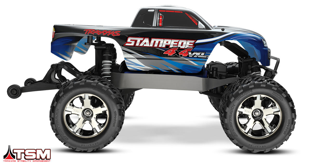 Traxxas 67086-4 Stampede 4x4 VXL Brushless Blue Monster Truck