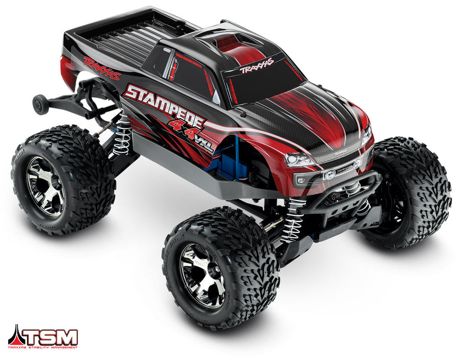 Traxxas 67086-4 Stampede 4x4 VXL W/ TSM Red