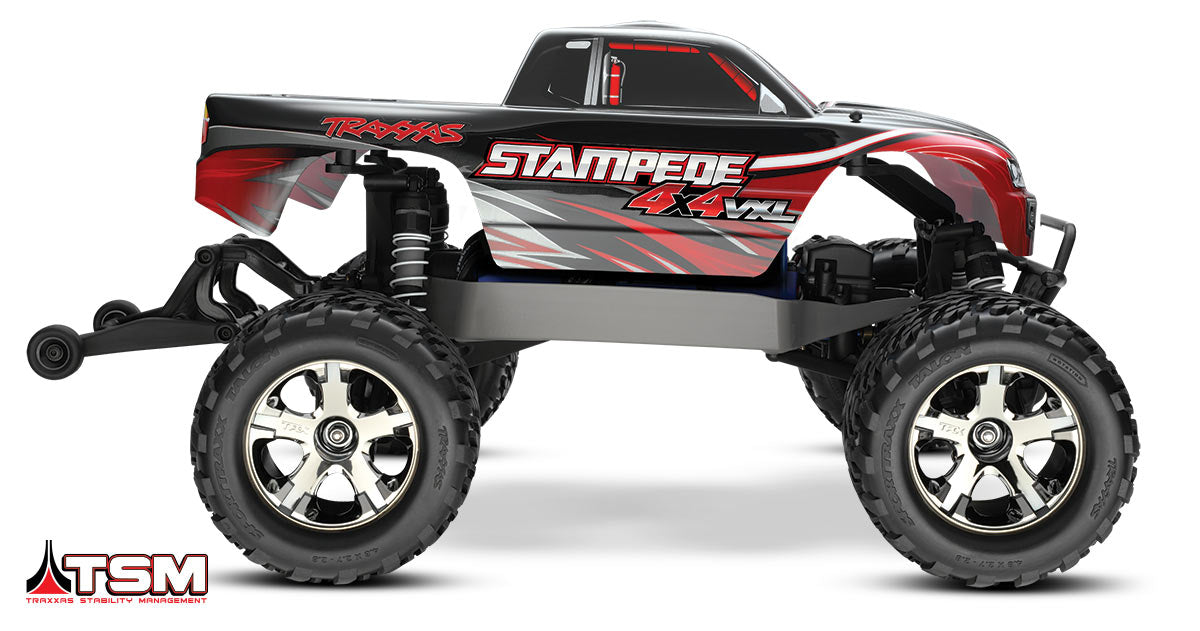 Traxxas 67086-4 Stampede 4x4 VXL W/ TSM Red