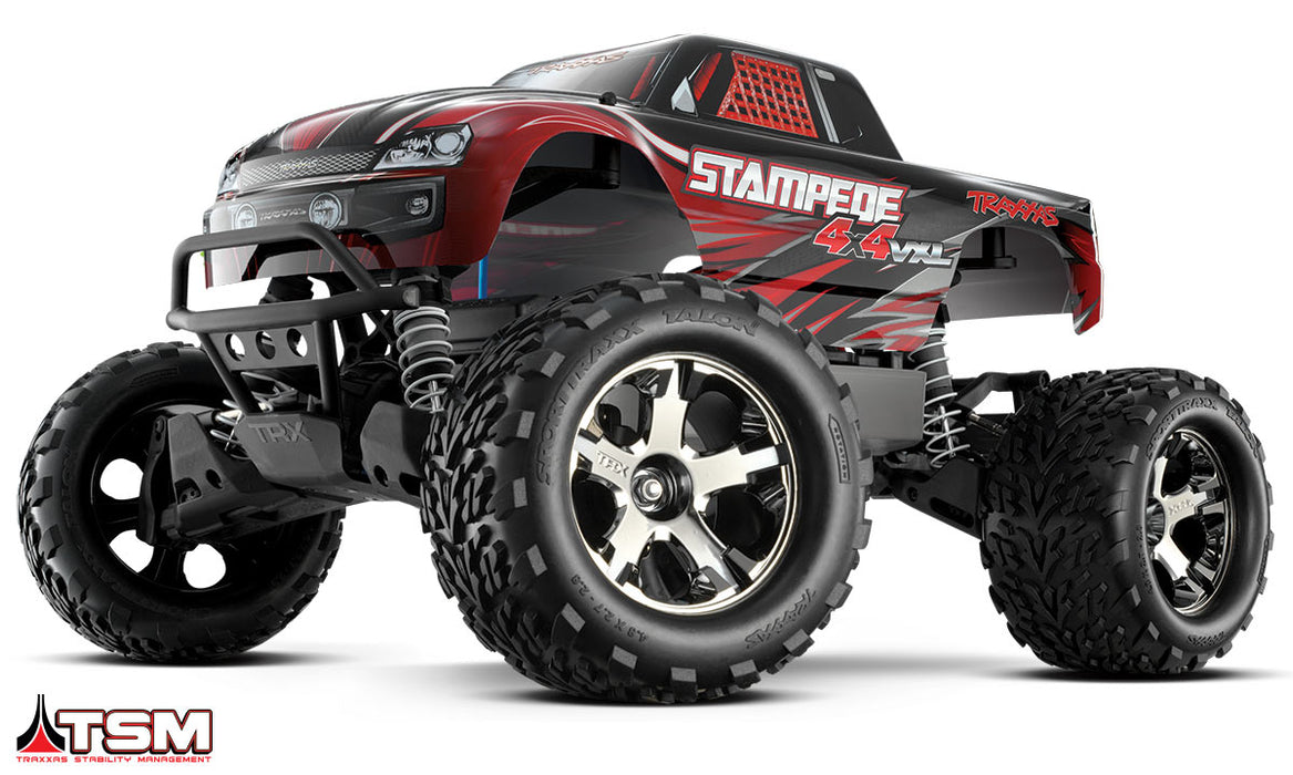 Traxxas 67086-4 Stampede 4x4 VXL W/ TSM Red
