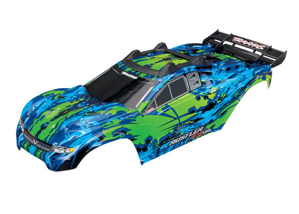 Traxxas 6717G Rustler 4x4 VXL Green Body
