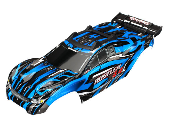 Traxxas 6718X Blue Body for Rustler 4x4