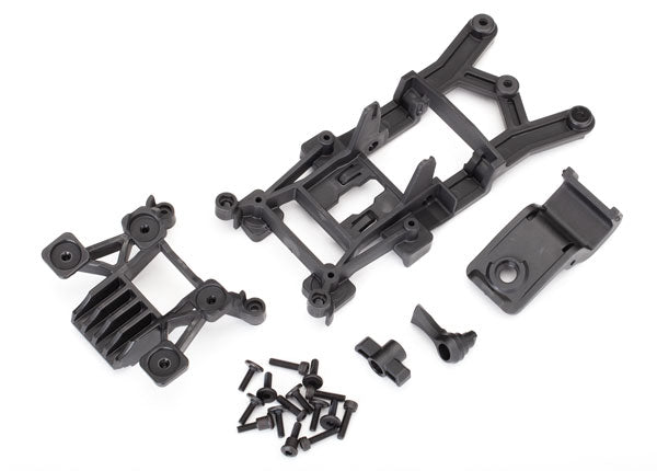 Traxxas 6720 Front and Rear Body Mounts for Rustler 4x4