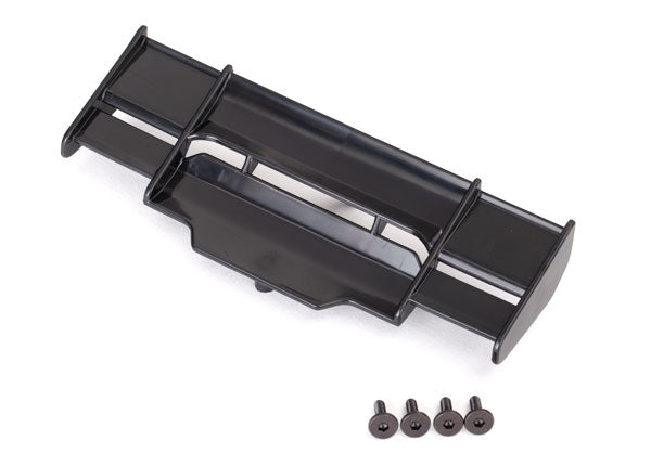 Traxxas 6721 Wing for Rustler 4x4 Black