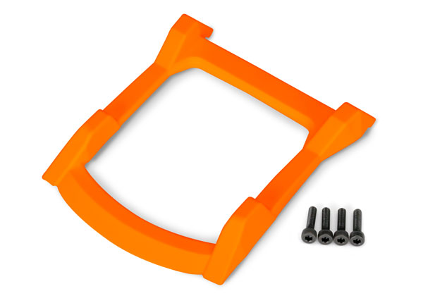 Traxxas 6728T Orange Roof Skid Plate for 4x4 Rustler