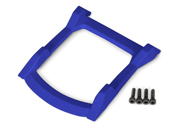 Traxxas 6728X Blue Roof Skid Plate for 4x4 Rustler