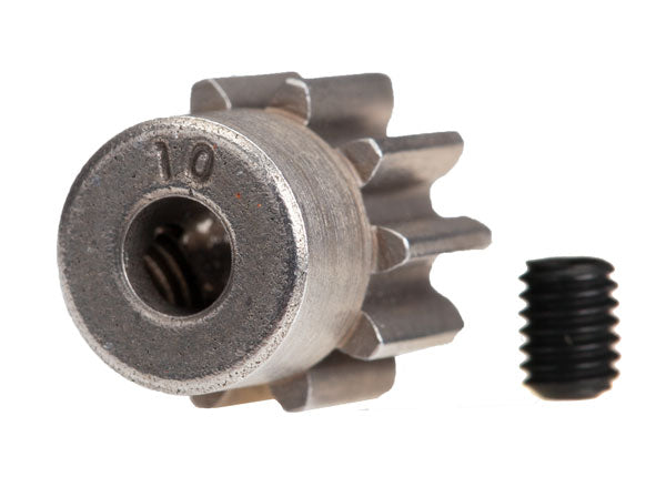 Traxxas 6746 32P Pinion Gear 10T Steel for Rustler 4x4 and TRX-4 TRX-6