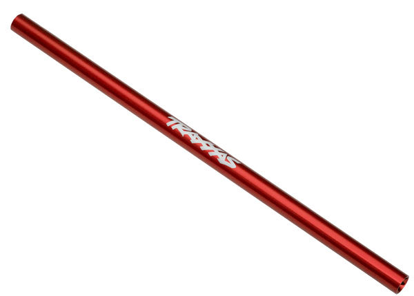 Traxxas 6765R Red Aluminum Center Driveshaft for Rustler and Hoss 4x4