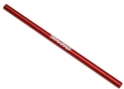 Traxxas 6765R Red Aluminum Center Driveshaft for Rustler and Hoss 4x4