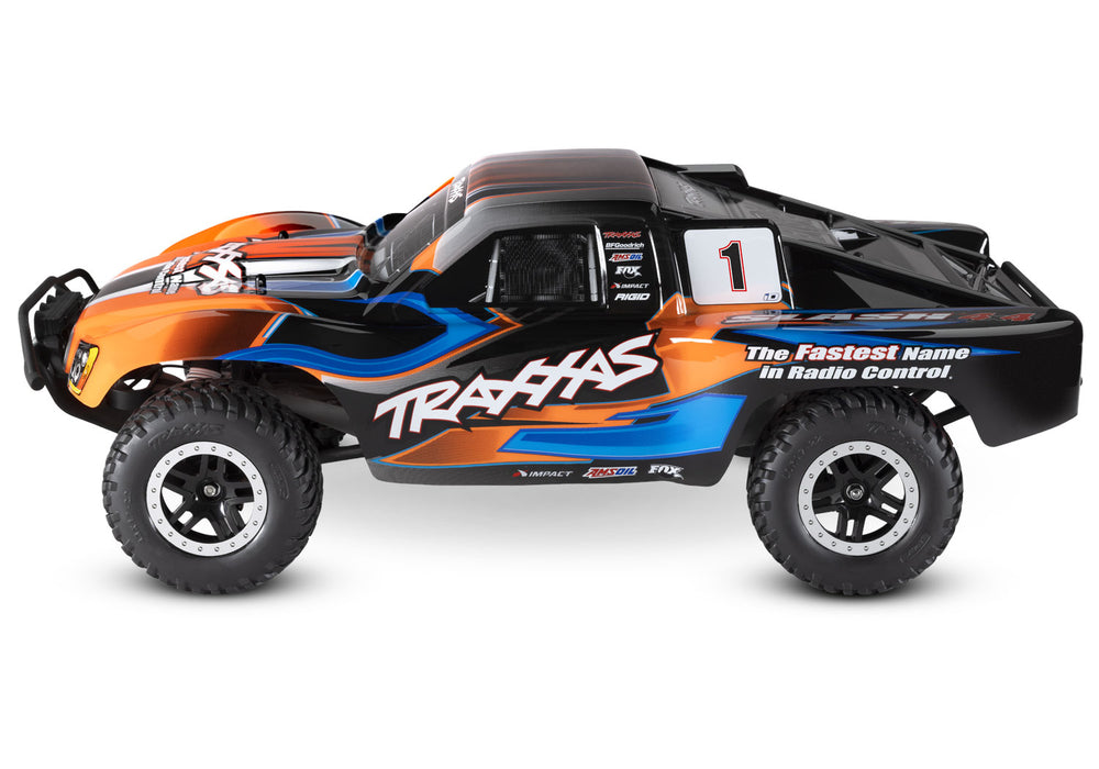 Traxxas 68054-61 Slash 4x4 1/10 Short Course Truck with LED Lights - Orange
