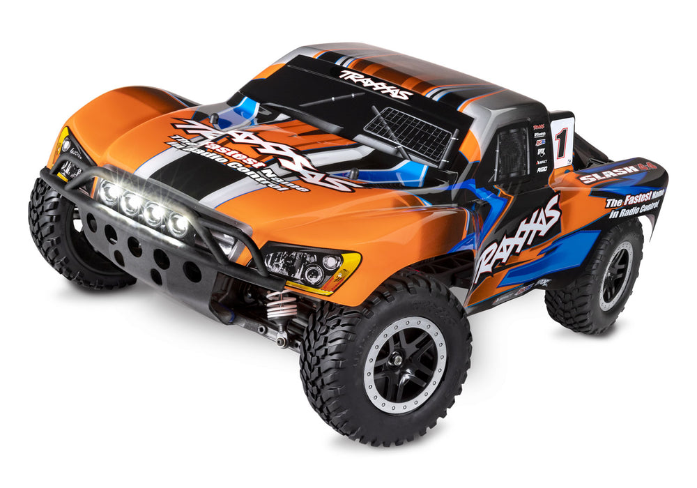 Traxxas 68054-61 Slash 4x4 1/10 Short Course Truck with LED Lights - Orange