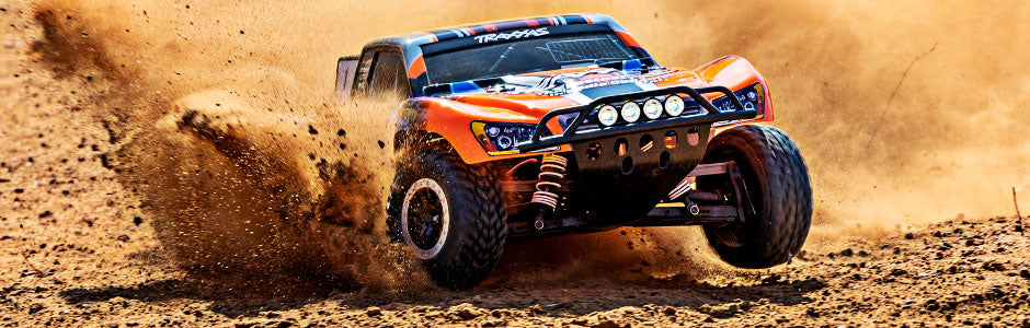 Traxxas 68054-61 Slash 4x4 1/10 Short Course Truck with LED Lights - Orange