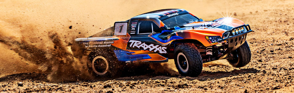 Traxxas 68054-61 Slash 4x4 1/10 Short Course Truck with LED Lights - Orange