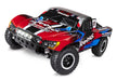 Traxxas 68054-61 Slash 4x4 1/10 Short Course Truck with LED Lights - Red