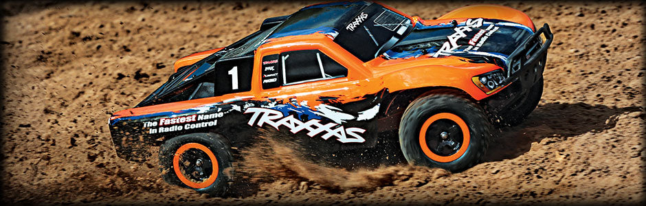 Traxxas 68086-4 Slash 4X4 VXL 1/10 Scale 4WD VXL Brushless Electric Short Course Truck Orange Edition