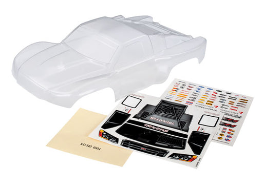 Traxxas 6811 Slash 4x4 Clear Body With Decal Sheet