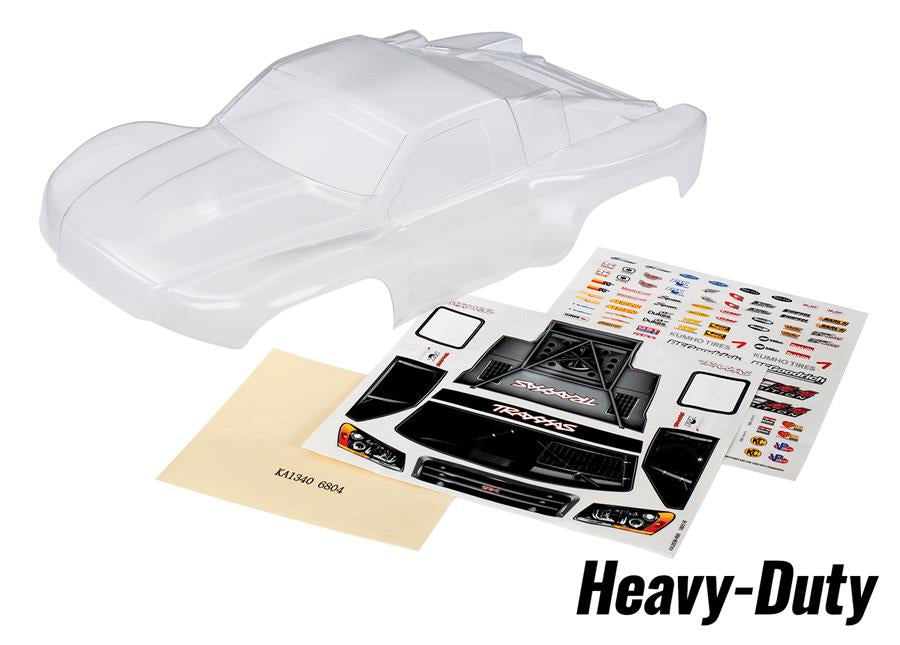 Traxxas 6811R Slash 4x4 Heavy Duty Body With Decal Sheet