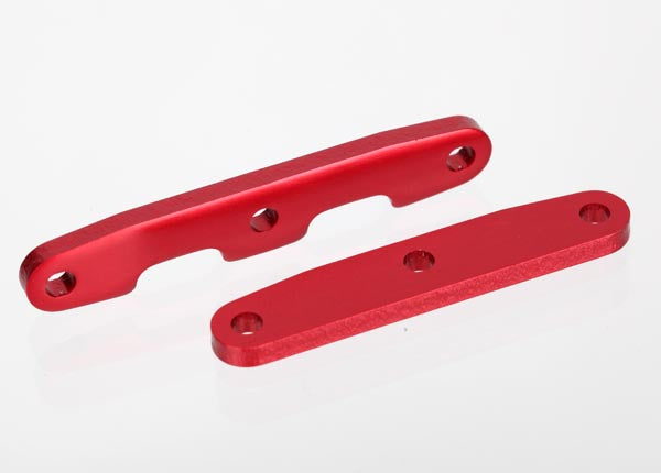 Traxxas 6823R Red Aluminum Front and Rear Bulkhead Tiebars