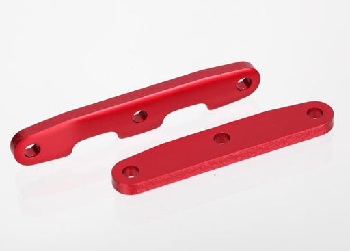 Traxxas 6823R Red Aluminum Front and Rear Bulkhead Tiebars
