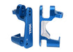 Traxxas 6832X Blue Anodized Aluminum Caster Blocks Left and Right C-hubs for 4x4