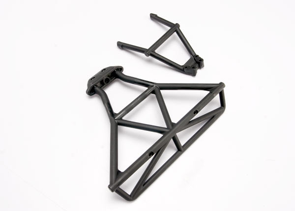Traxxas 6836 Black Rear Bumper and Mount for Slash 4x4