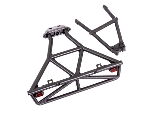 Traxxas 6836X Black Rear Bumper and Mount for Slash 4x4 with Light Kit