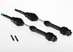 Traxxas 6851R Front Driveshafts with Steel-Spline Constant Velocity for 4x4 Assembled 2 Pack